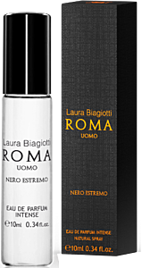 Gratiszugabe Laura Biagiotti Roma Uomo Nero Estremo Travelspray (10 ml) online kaufen auf parfuemerie.de ✓ Umfangreiche Bezahlmöglichkeiten ✓ Über 12.000 Markenprodukte ✓ Jetzt shoppen!