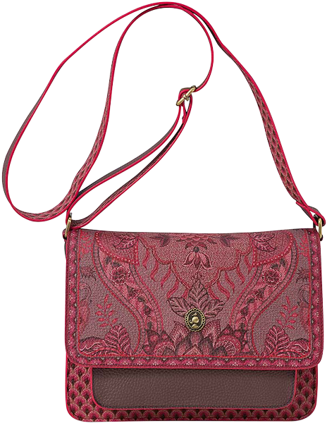 Pip Studio Cross body Flap Kyoto Festival Dark Pink