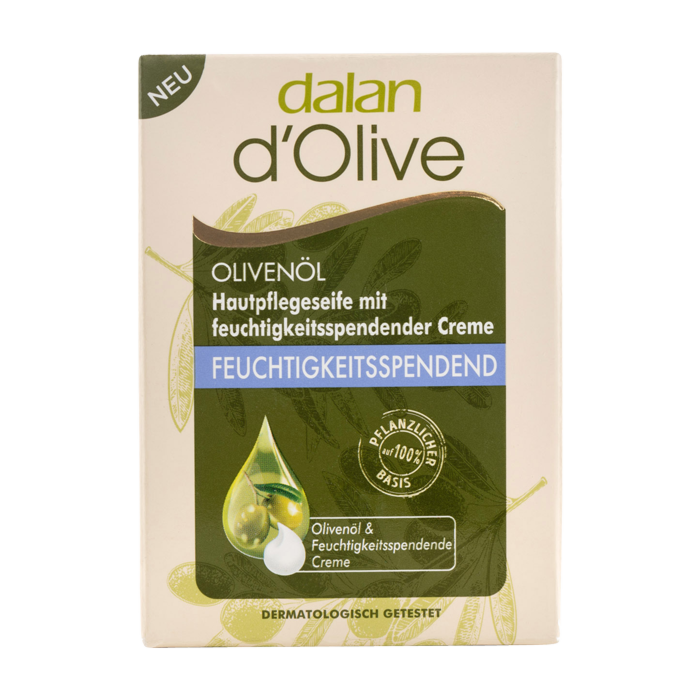 Dalan d'Olive Olivenöl Hautpflegeseife Feuchtigkeitsspendend 100 g