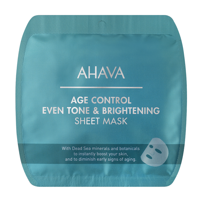 Ahava Time to Smooth Age Control Even Tone & Brightening Sheet Mask 1 Anwendungen